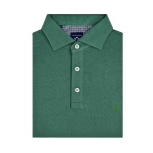 Envoy Sport Green Men's polo T-shirt with Cutaway collar