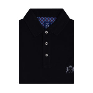 Envoy Sport Black Men's Polo T-Shirt With Rib Collar