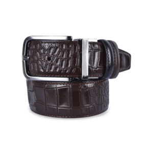 Envoy Luxury Full-Grain Leather Double Side Black And Brown Belt