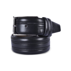 Envoy Full-grain leather Formal Black belt