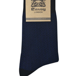 Envoy Classic Men's Crew Length Formal Socks Black